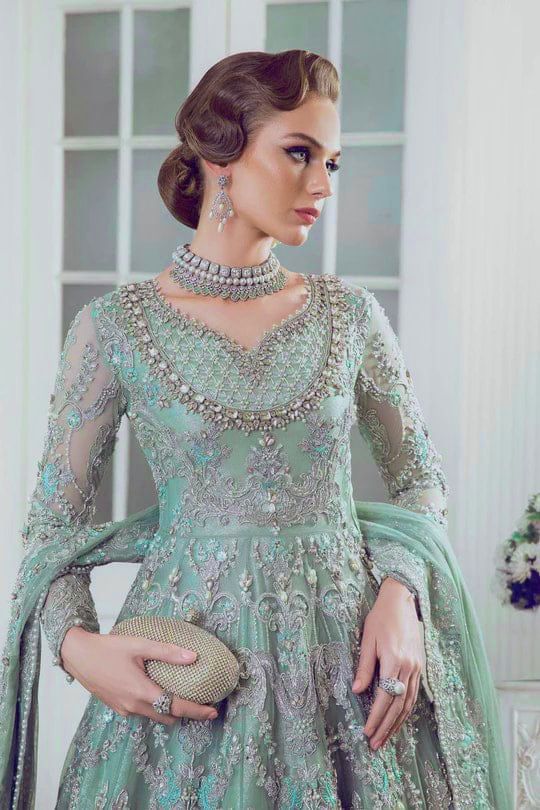 Maria-B Luxury Wedding Suit Un-Stitch